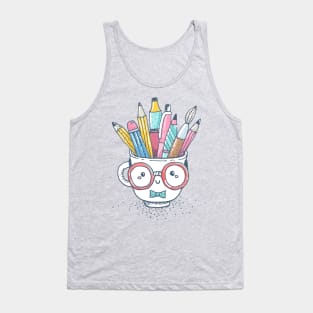 Back to school - cute cup Tank Top